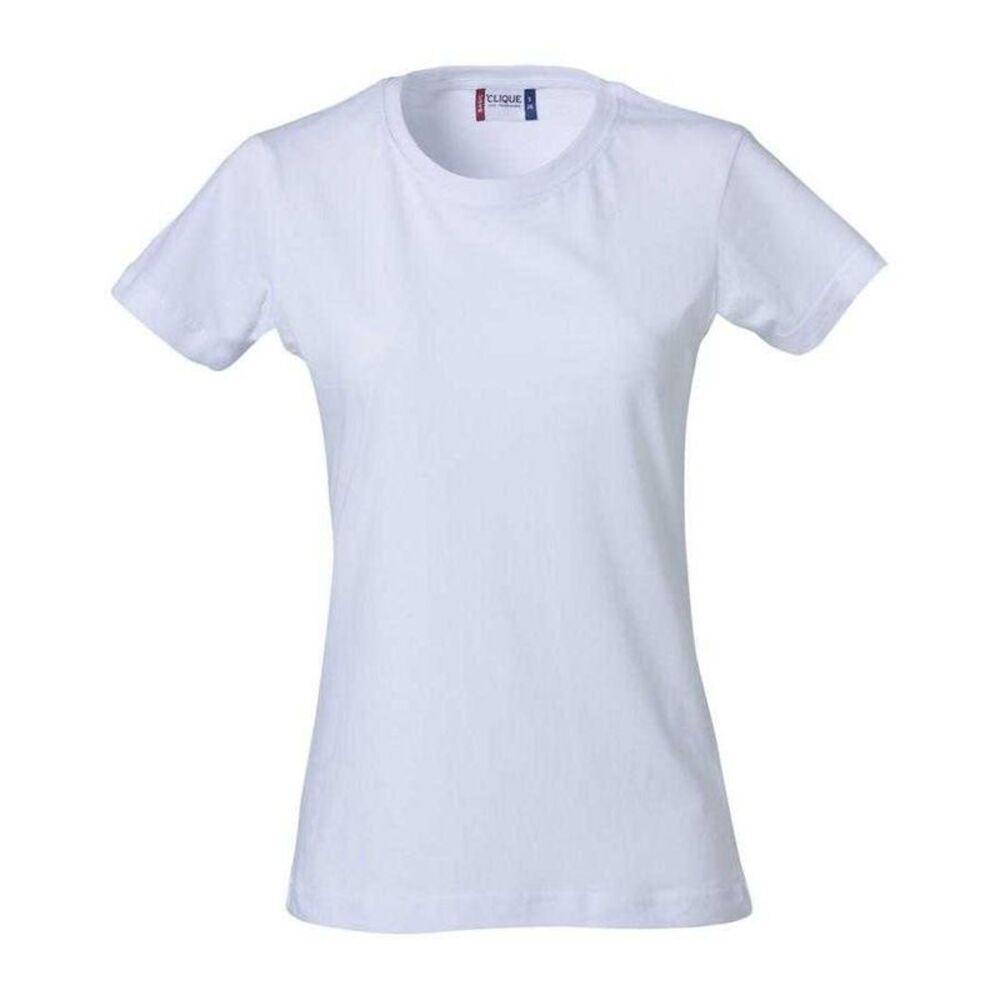 Clique Womens/Ladies Plain T-Shirt / White